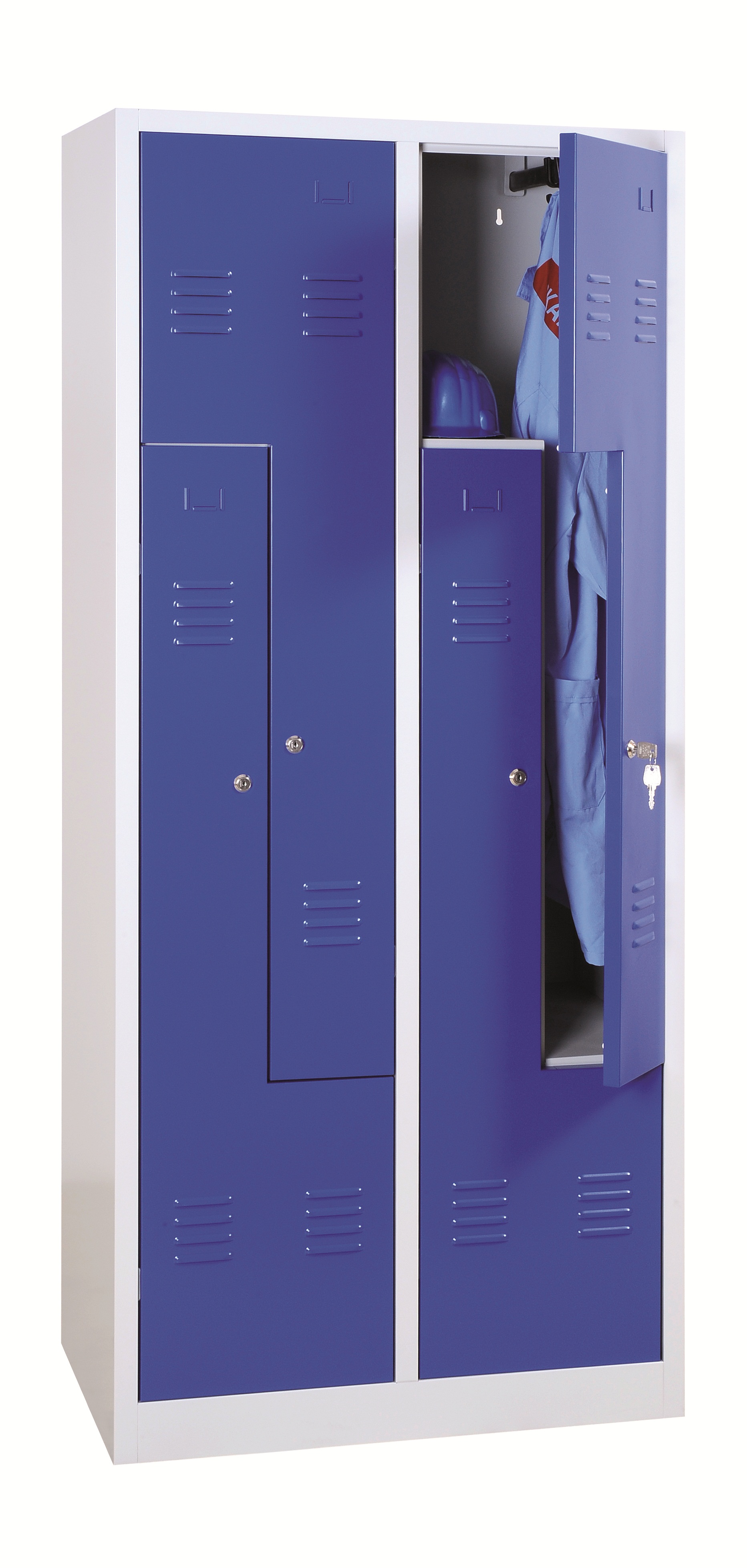 Lockerman Storage Z-kast 4-deurs grijs-blauw - Lockerman