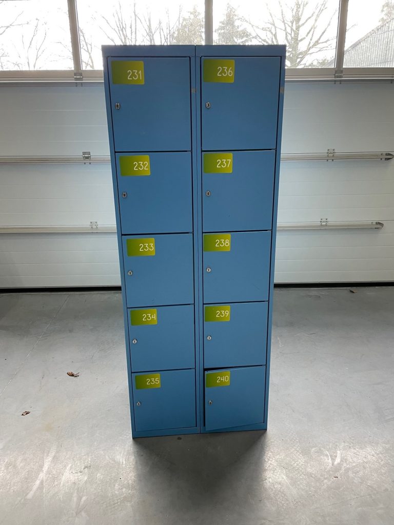 Vernederen Fractie benzine Lockerkast-10 blauw - Lockerman