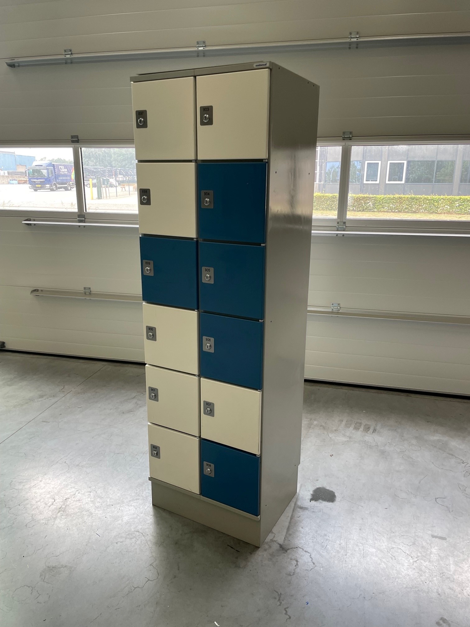 Lockerman Storage Lockerkast-12 blauw/wit - Lockerman