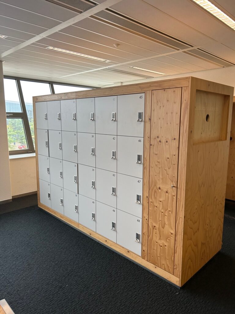 Lockerman Storage Lockeropstelling-48 hout - Lockerman
